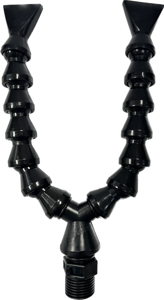 1/2’’ Loc Line and parts - Return Nozzle - 1/2’’ NPT x Small Segments x 1.5’’ Flare - Double