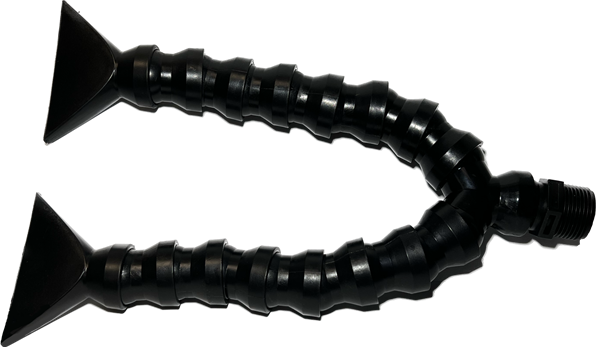 3/4’’ Loc Line and Parts - ReefH2O Return Nozzle - 3/4’’ NPT x Large Segments x 3’’ Flare - Double
