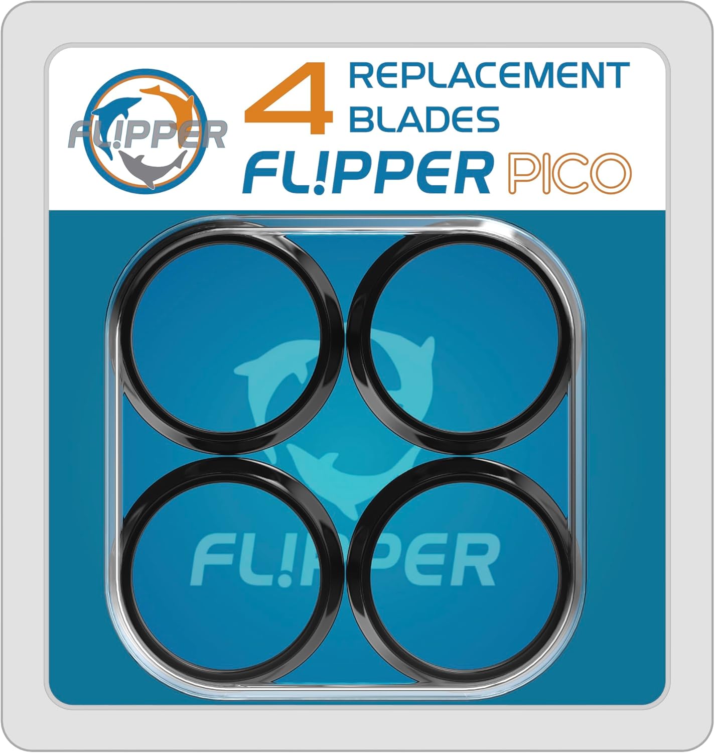 Flipper Pico 2 in 1 Aquarium Magnet Cleaner Replacement Blades 4 Pack - Replacement Blades