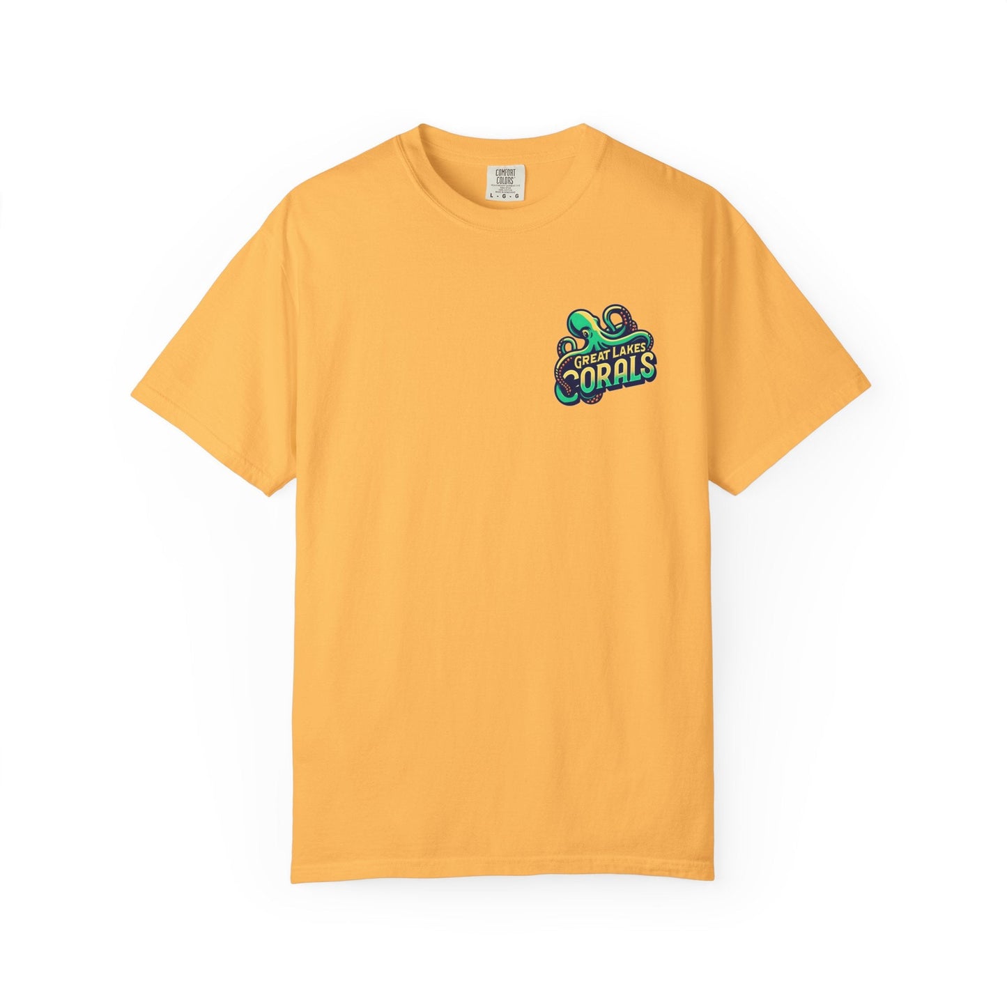 Great Lakes Corals T-Shirt | Eco-Friendly Graphic Tee - Citrus / S - T-Shirt