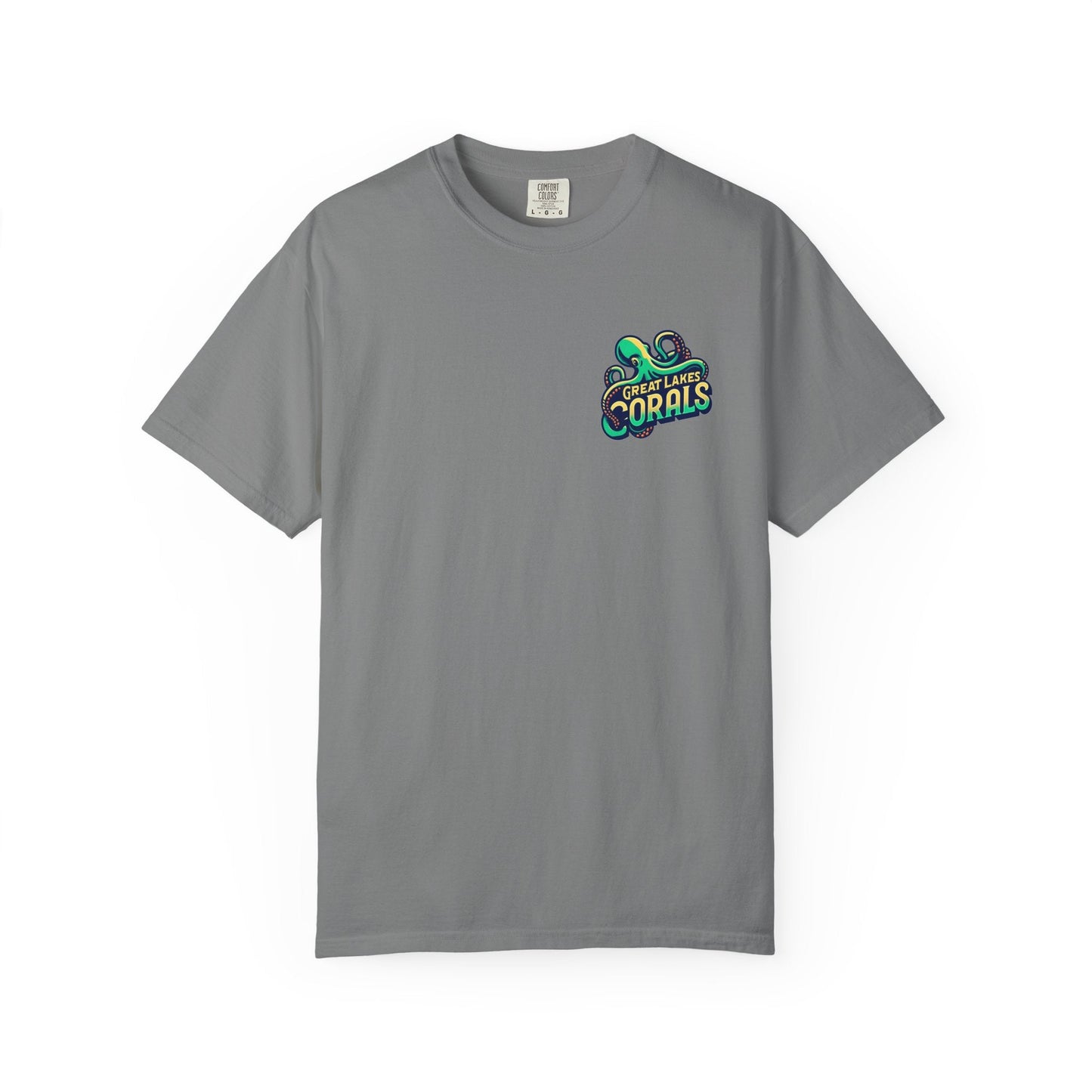 Great Lakes Corals T-Shirt | Eco-Friendly Graphic Tee - Grey / S - T-Shirt