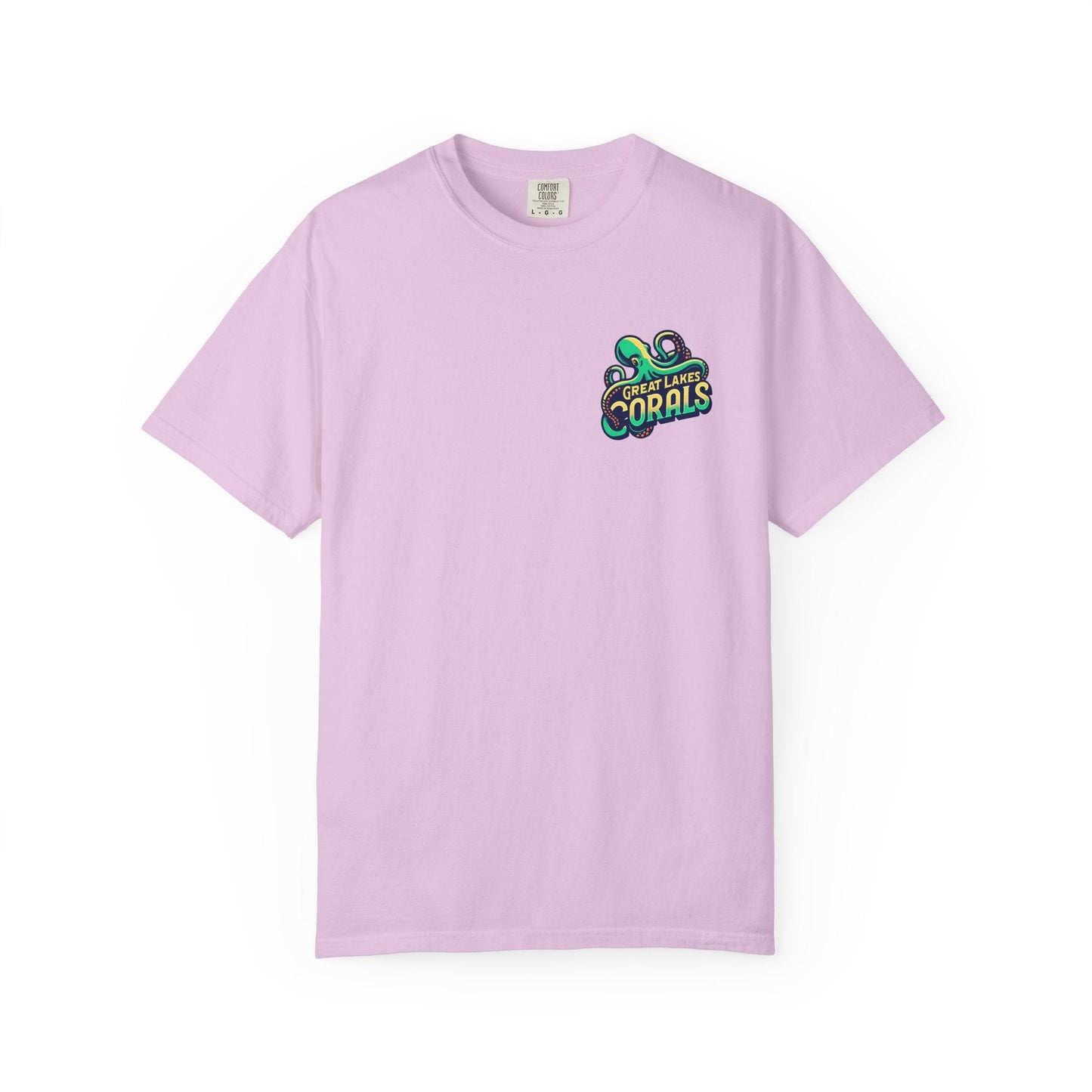 Great Lakes Corals T-Shirt | Eco-Friendly Graphic Tee - Orchid / S - T-Shirt