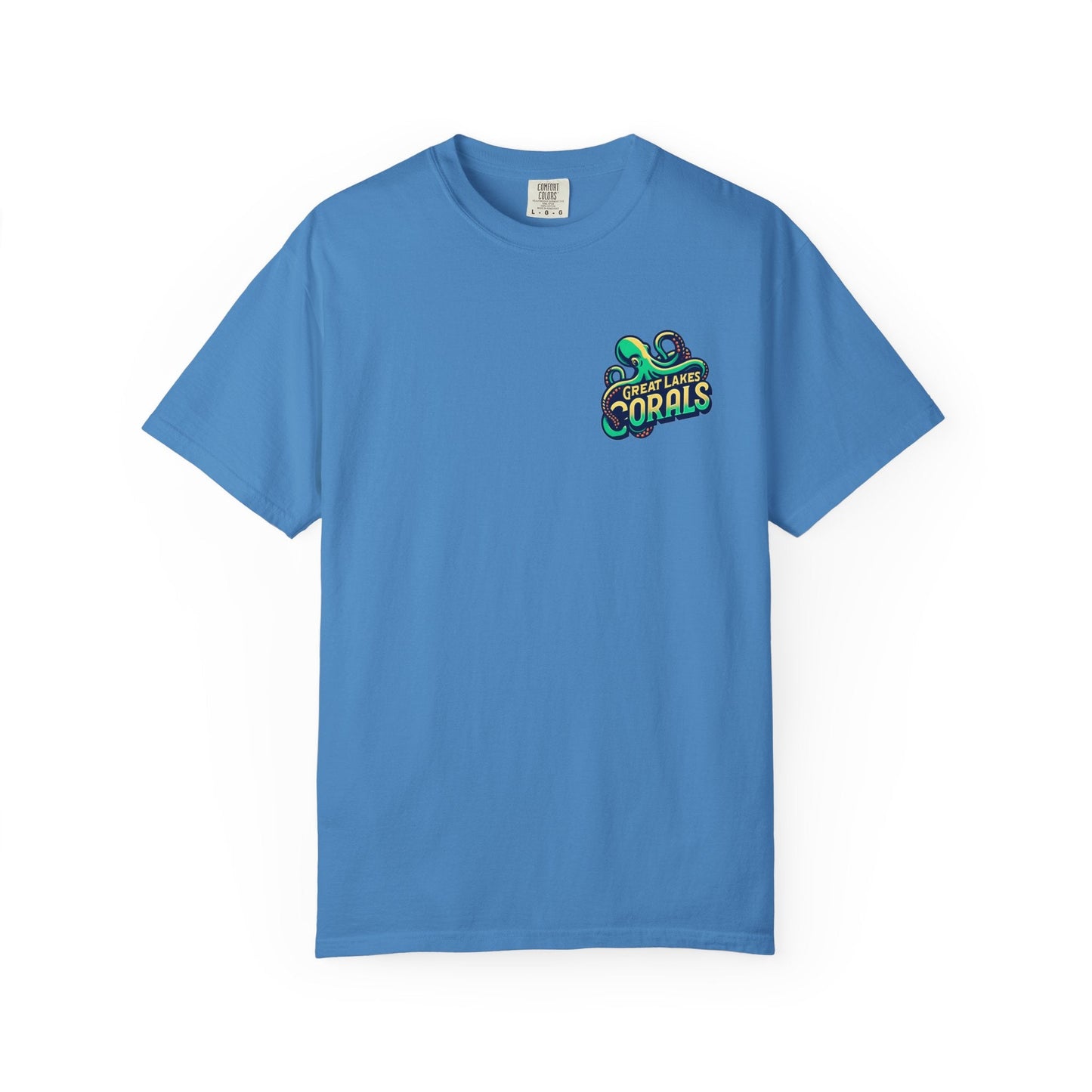 Great Lakes Corals T-Shirt | Eco-Friendly Graphic Tee - Royal Caribe / S - T-Shirt