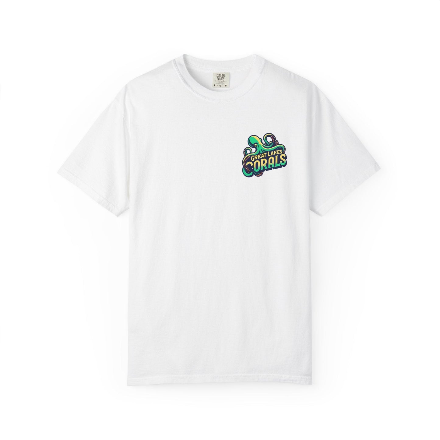 Great Lakes Corals T-Shirt | Eco-Friendly Graphic Tee - White / L - T-Shirt