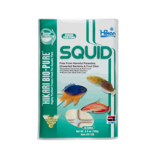 Hikari Squid Cubes - 3.5oz - Frozen Food