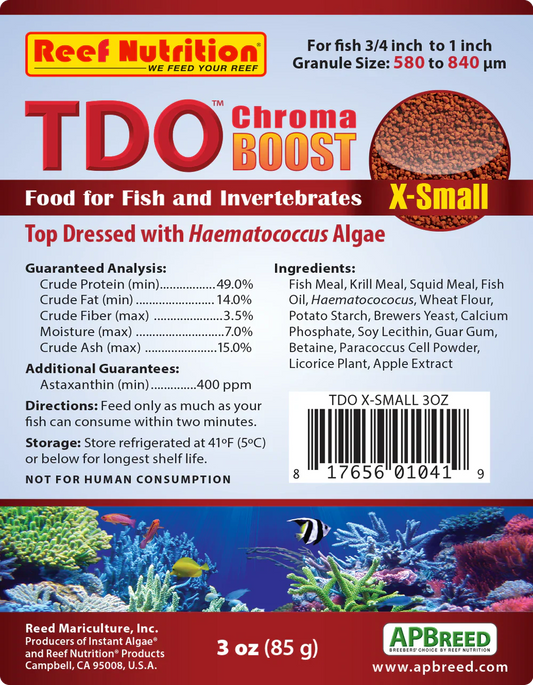 TDO Chroma BOOST Pellets - Dry Food