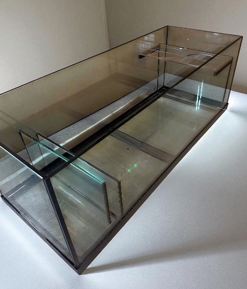 180 Gallon Glass Aquarium with Euro-Bracing and Black Trim Low Iron Glass Front Standard