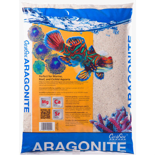 Seaflor Special Grade Dry Aragonite Reef Sand (40 lb) 1.0 - 2.0 mm - Caribsea