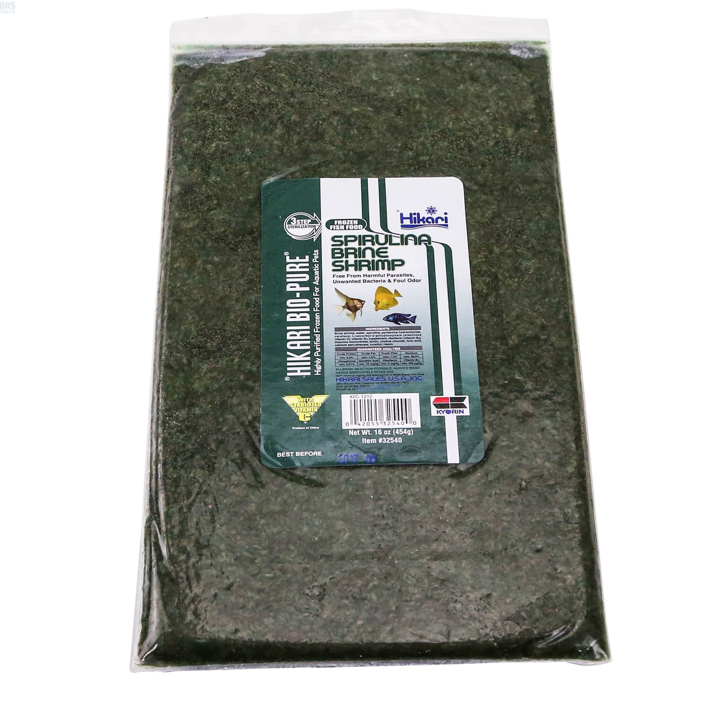 Hikari Spirulina Brine Shrimp (Cubes/Flats)