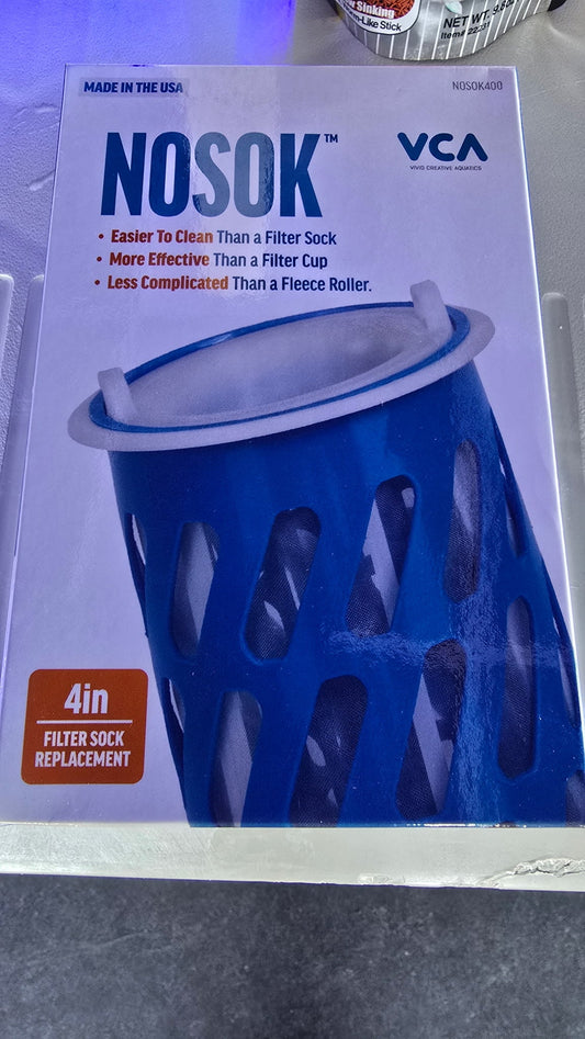 4’’ NOSOK Filter Sock No-Sock Replacement Silencer Cup
