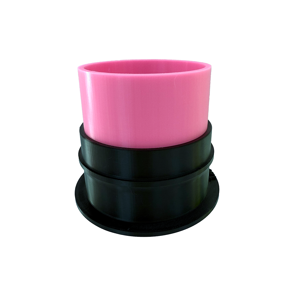 4’’ Sieve set stackable - PInk - Drygoods