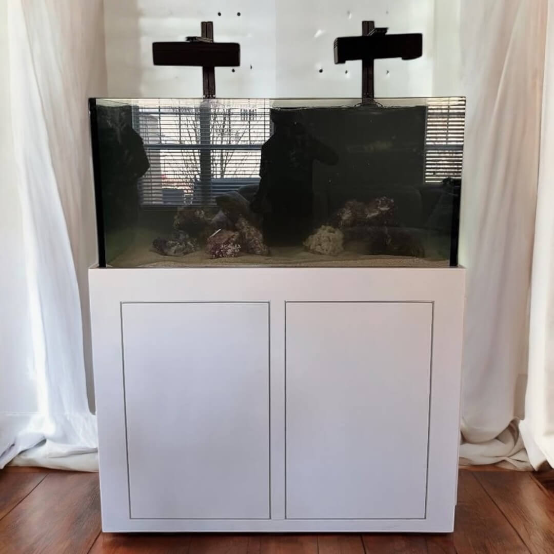 90 Gallon Rimless Glass Aquarium Low Iron Glass Front Standard