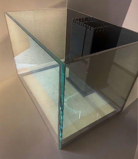 90 Gallon Rimless Glass Aquarium Low Iron Glass Front Standard