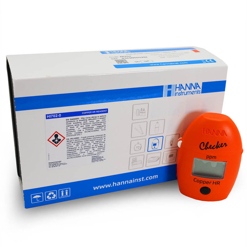 Hanna HI702 High Range Copper Checker (Saltwater) - Hanna Instruments