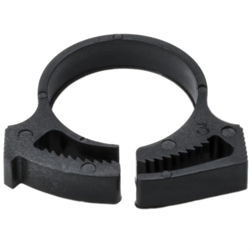 Plastic Snapper Hose Clamp - BLACK