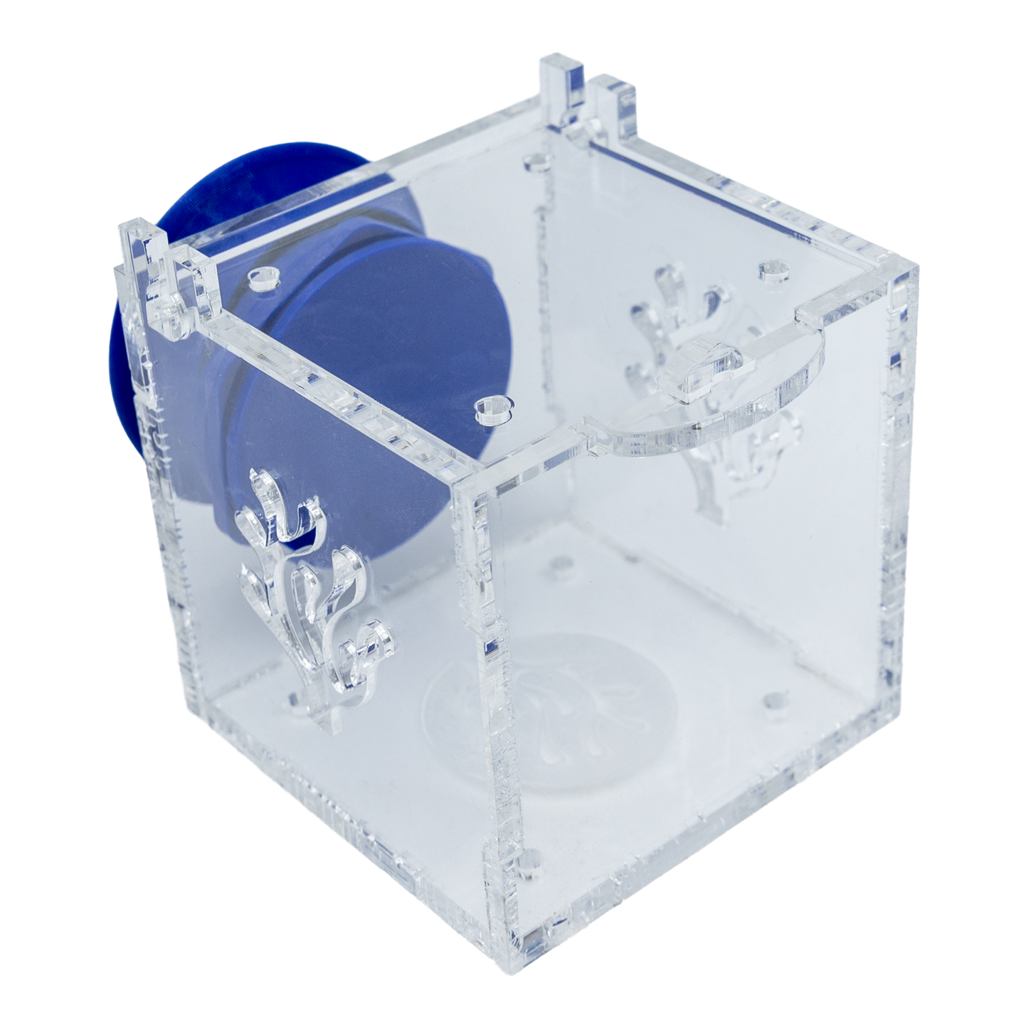 Acrylic Anemone/Fish Acclimation Box - 2.5’’ x 2.5’’ x 2.5’’ Nano / Black - Animals & Pet Supplies