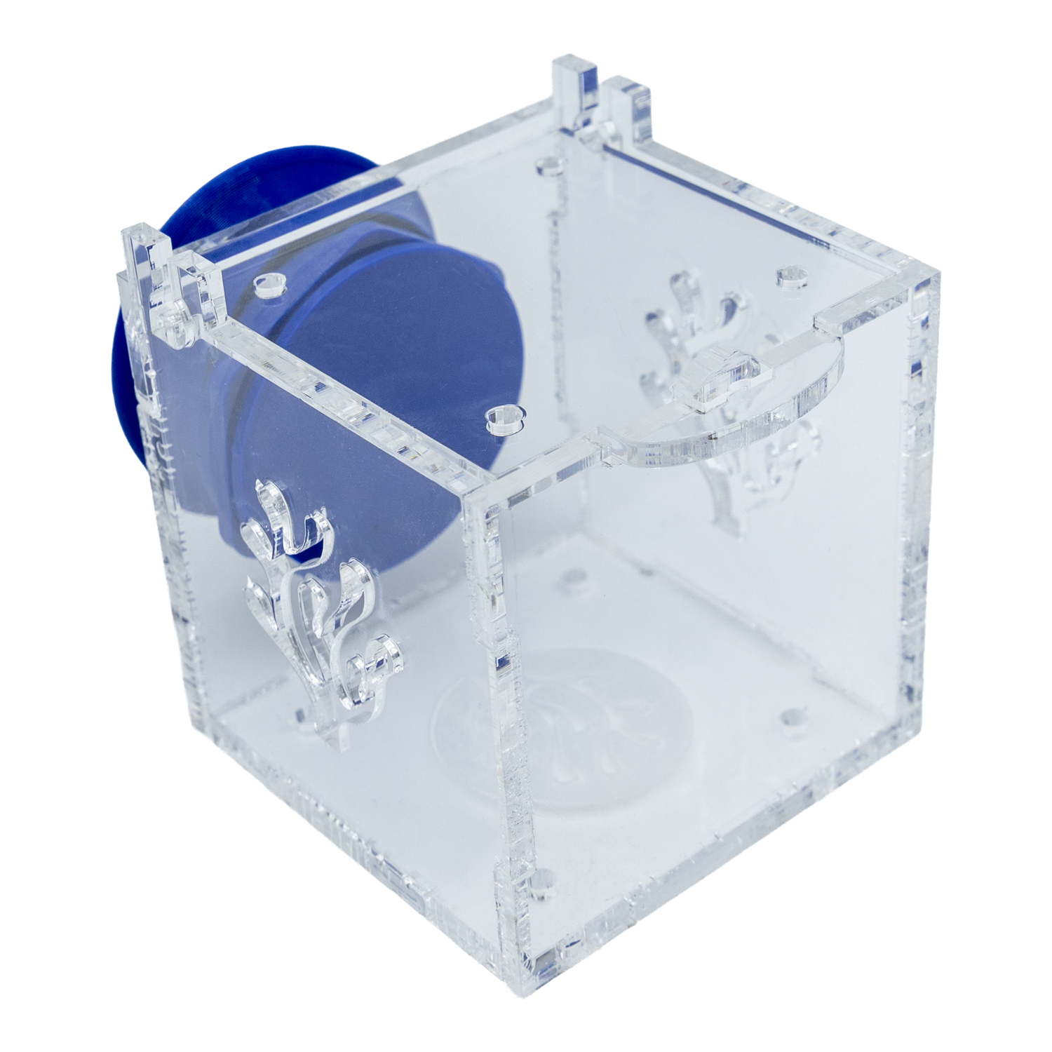 Acrylic Anemone/Fish Acclimation Box - 2.5’’ x 2.5’’ x 2.5’’ Nano / Black - Animals & Pet Supplies