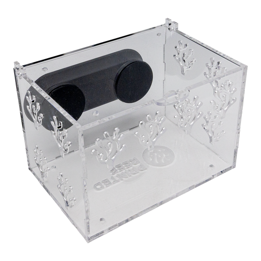 Acrylic Anemone/Fish Acclimation Box - 6’’ x 4’’ x 4’’ Standard / Black - Animals & Pet Supplies