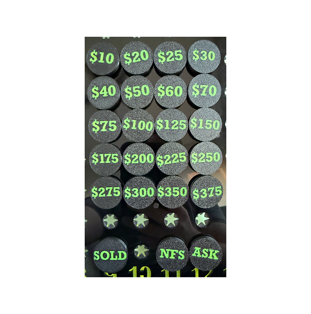 Coral Price Plugs - Round Price Plugs / Green 23 basic pack - 3D Printing