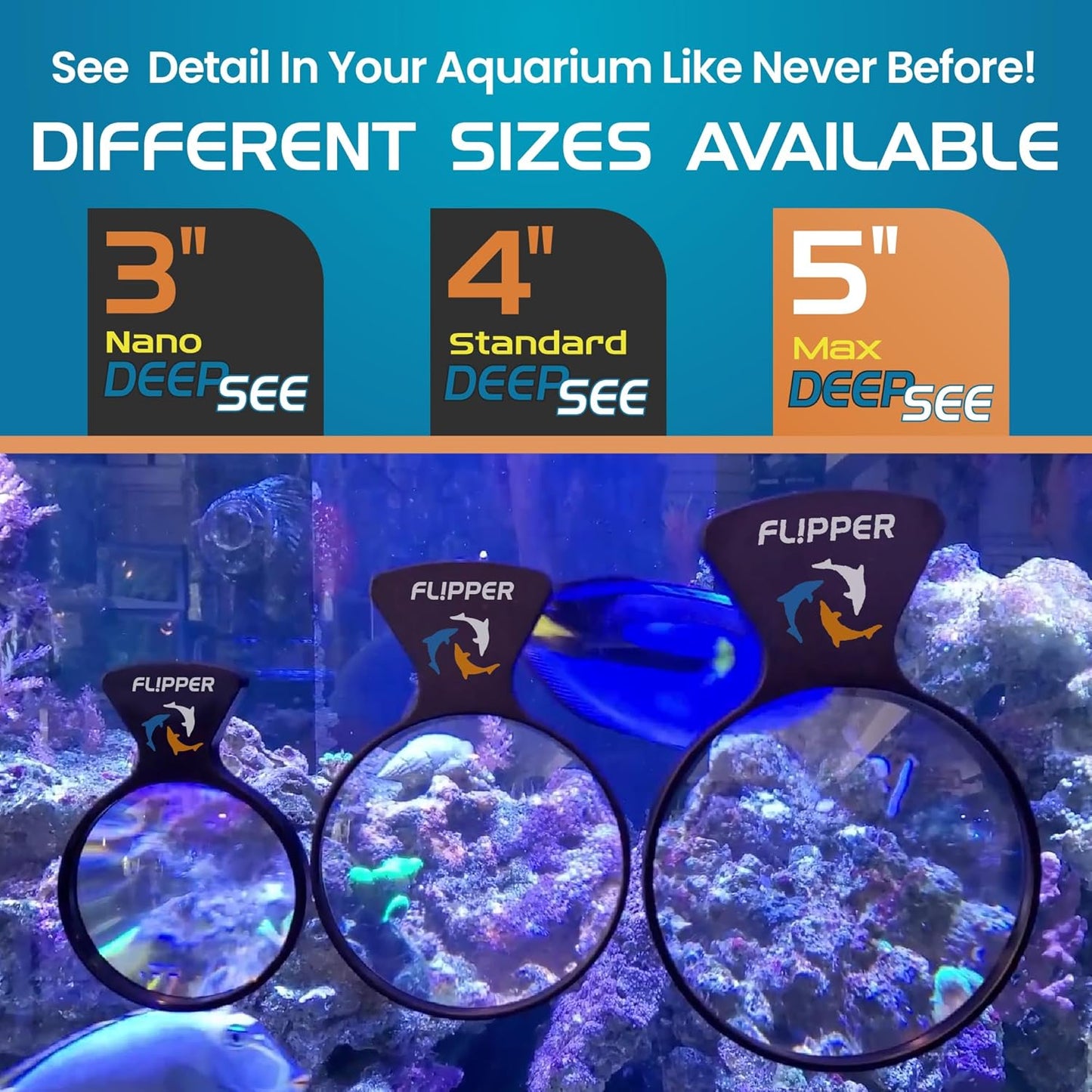 DeepSee Viewer Black Max 5’’ - Aquarium Viewer
