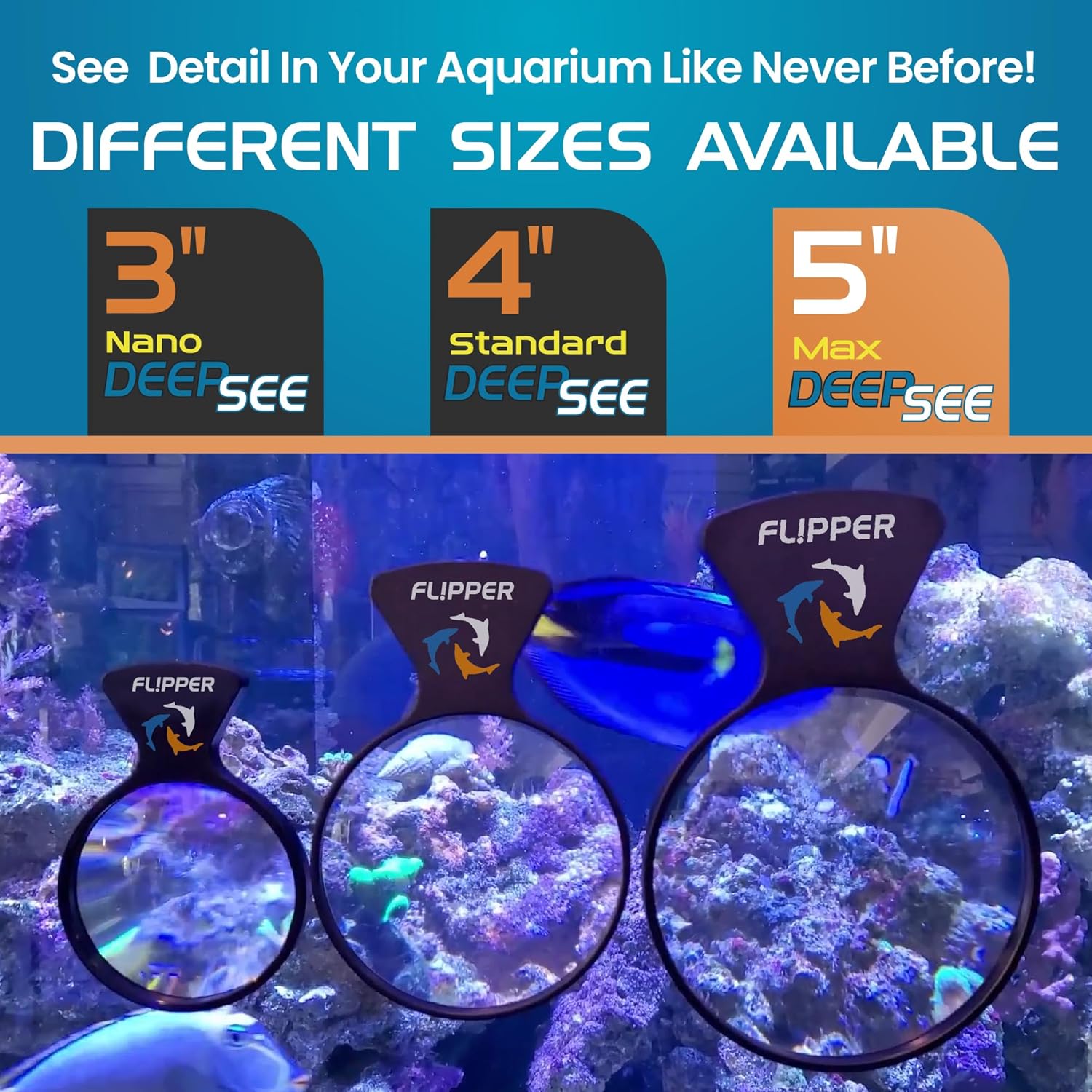 DeepSee Viewer Black Max 5’’ - Aquarium Viewer
