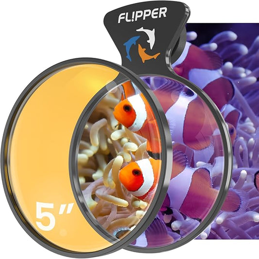 DeepSee Viewer Black Max 5’’ - Orange Filter - Aquarium Viewer