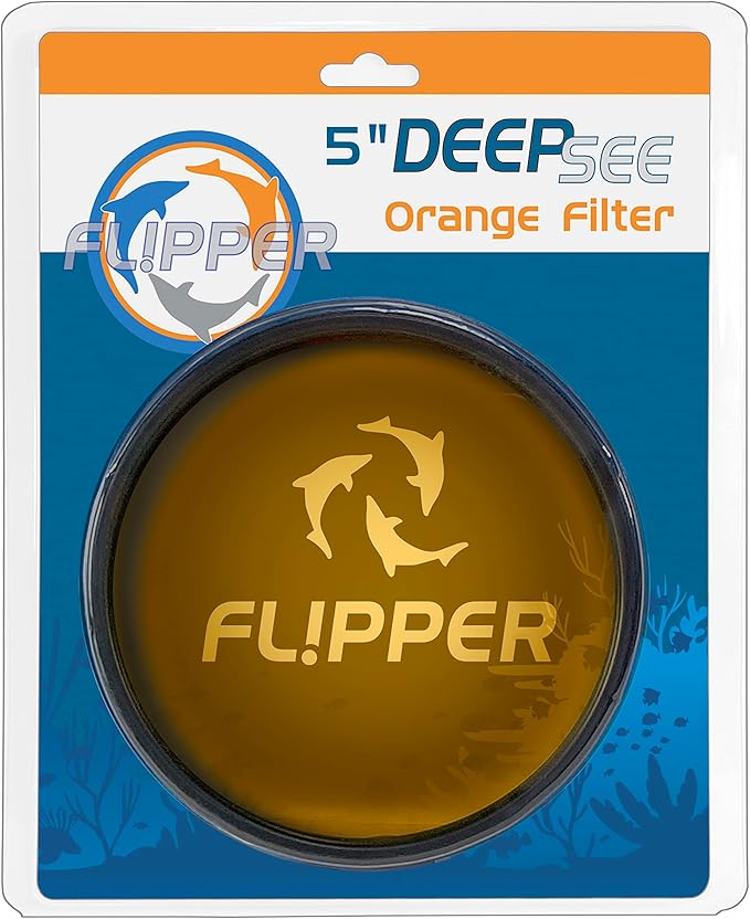 DeepSee Viewer Black Max 5’’ - Orange Filter - Aquarium Viewer