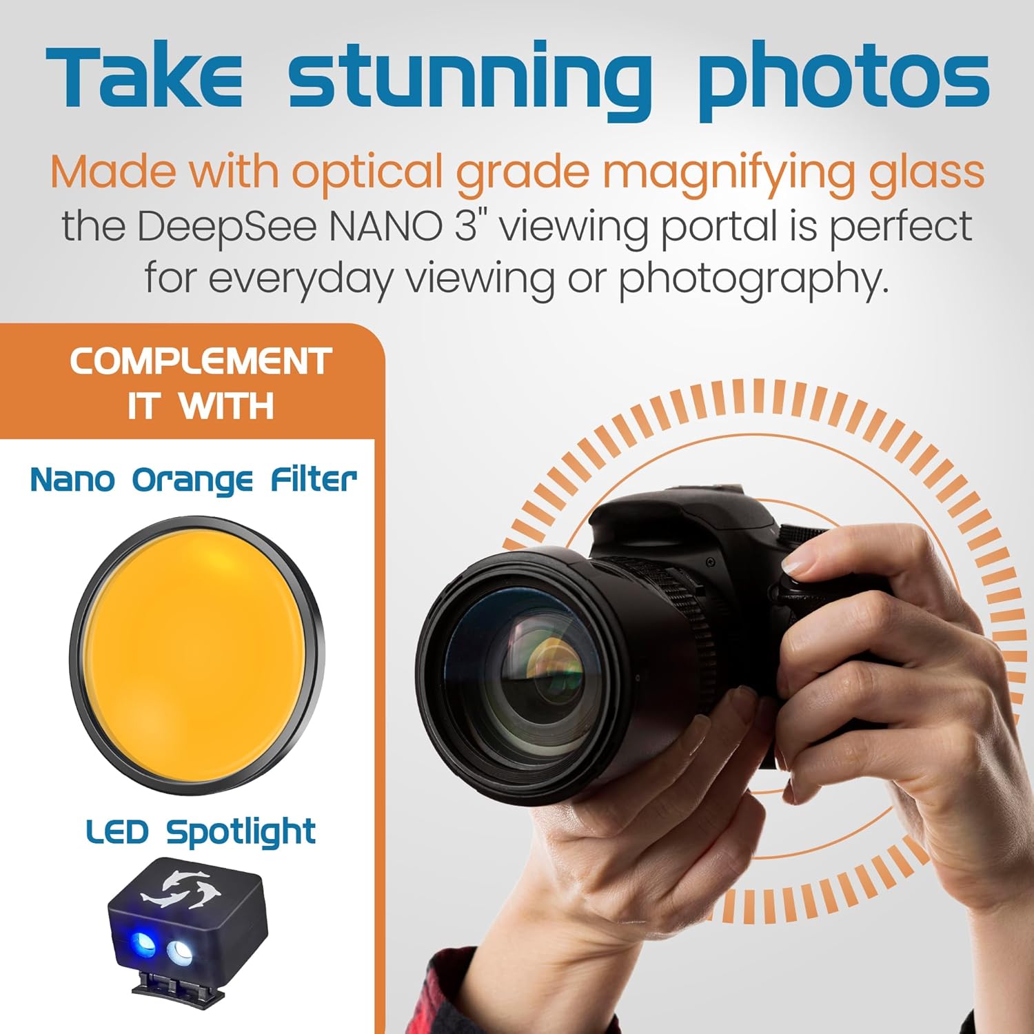 DeepSee Viewer Black Nano 3’’ - Aquarium Viewer