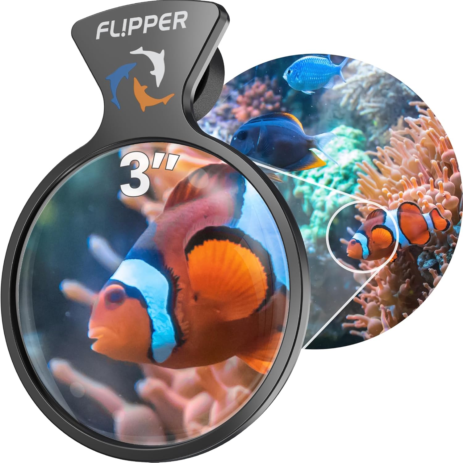 DeepSee Viewer Black Nano 3’’ - Aquarium Viewer