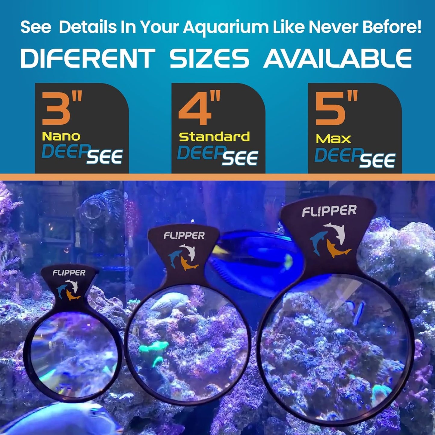 DeepSee Viewer Black Nano 3’’ - Aquarium Viewer
