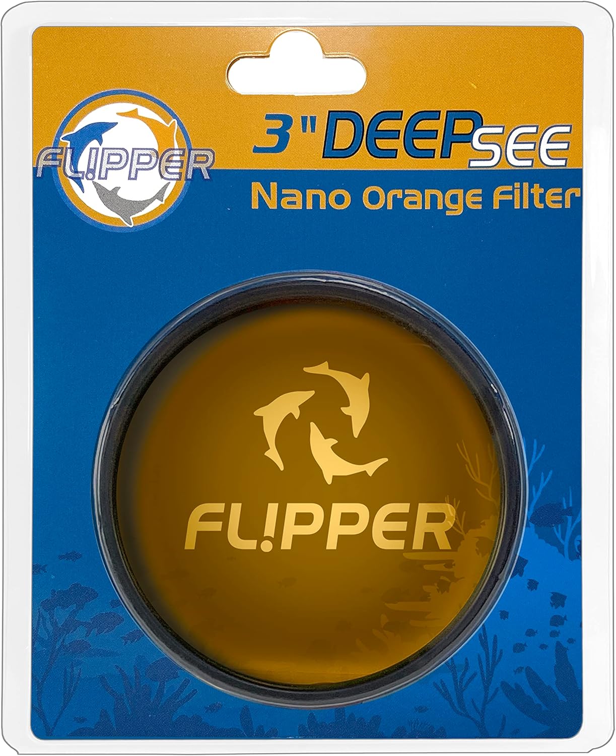 DeepSee Viewer Black Nano 3’’ - Orange Filter - Aquarium Viewer
