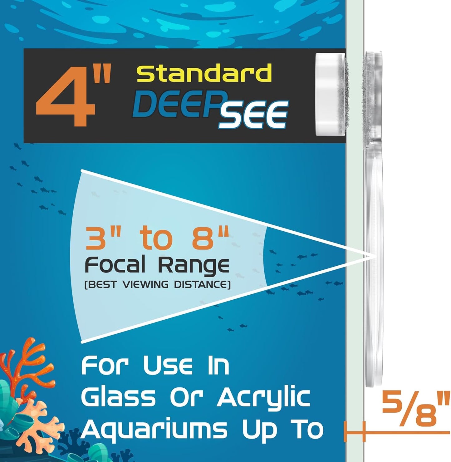 DeepSee Viewer Clear 4’’ - Aquarium Viewer