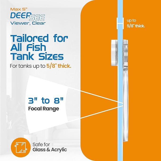 DeepSee Viewer Clear Max 5’’ - Aquarium Viewer