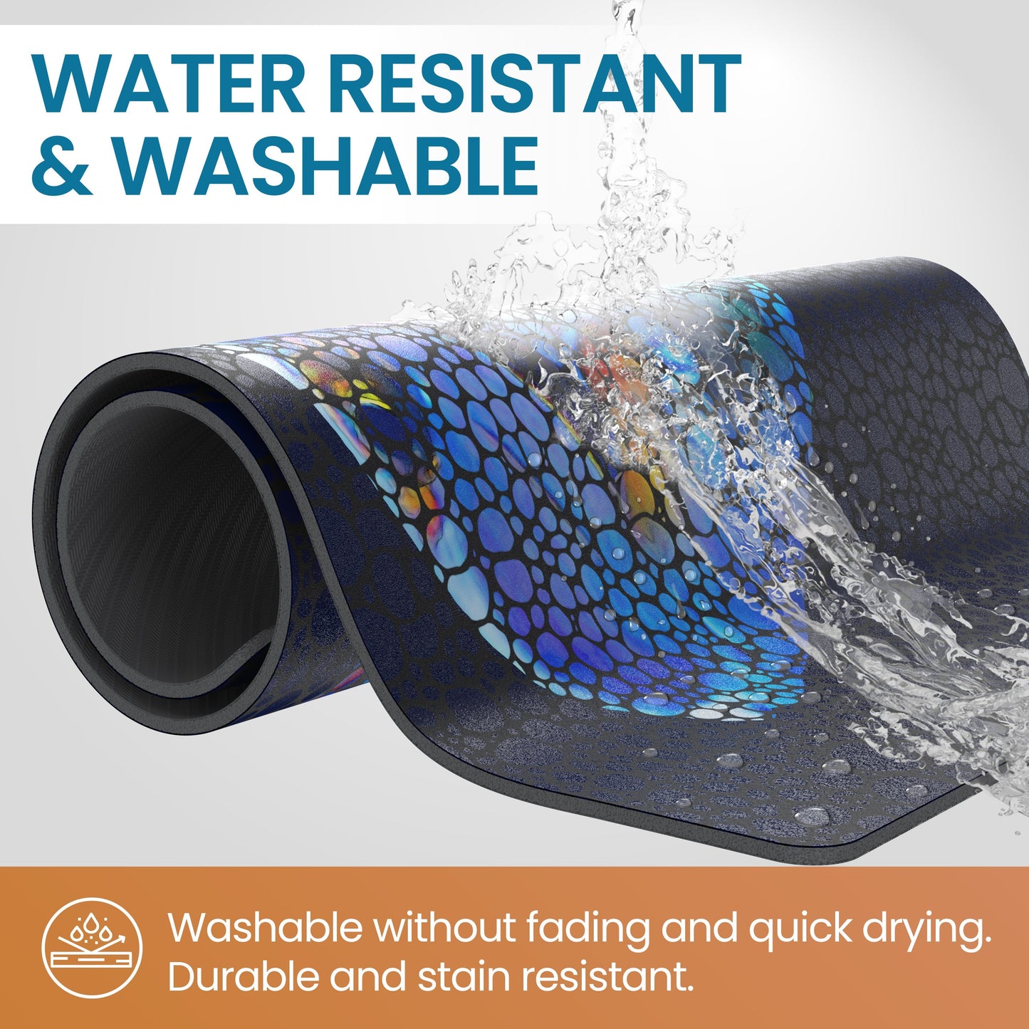 Flipper Aquarium Mat with Tang Artwork