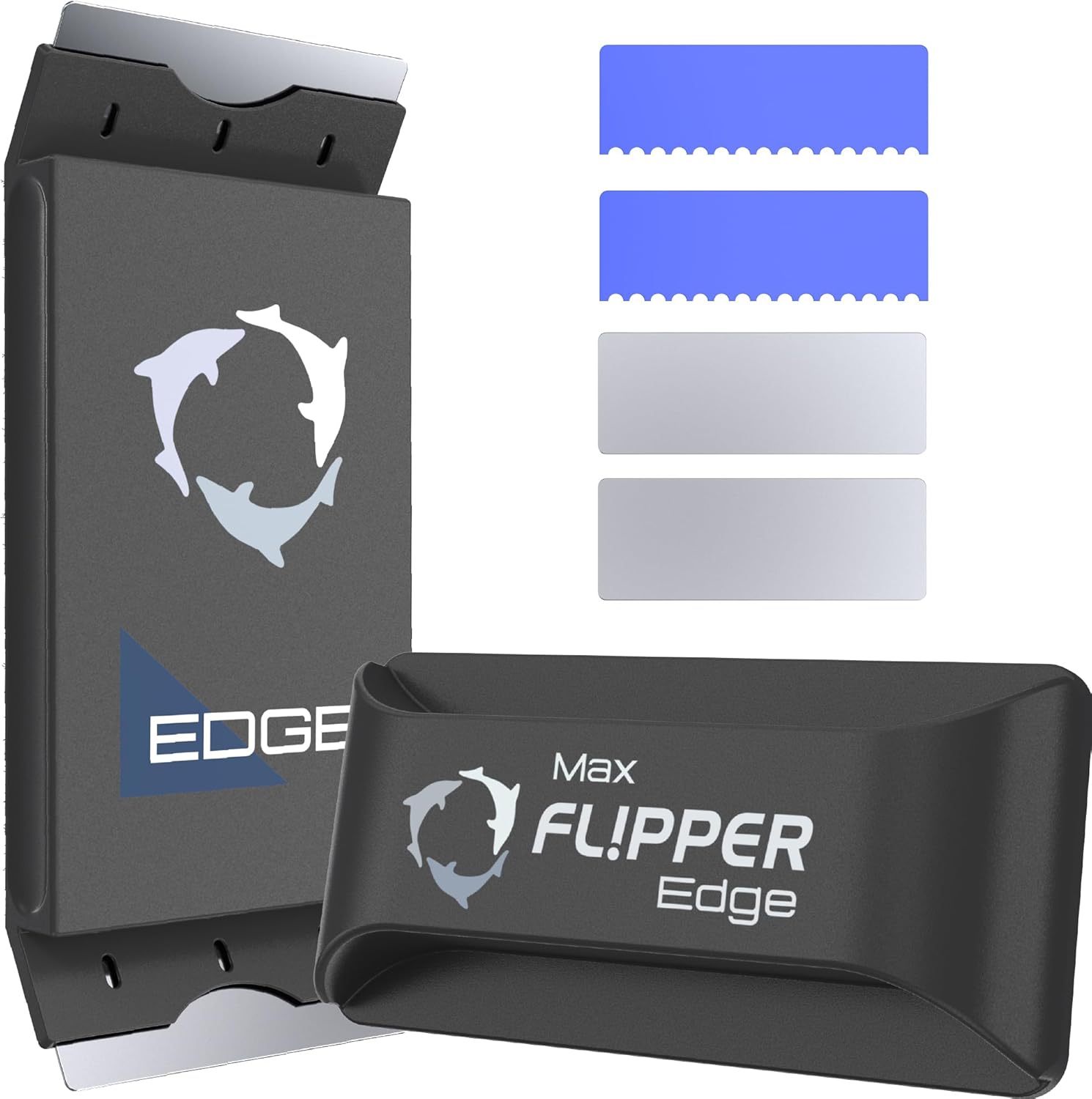 Flipper Edge 2 in 1 Floating Magnetic Aquarium Algae Cleaner (MAX) - Aquarium Cleaning Supplies