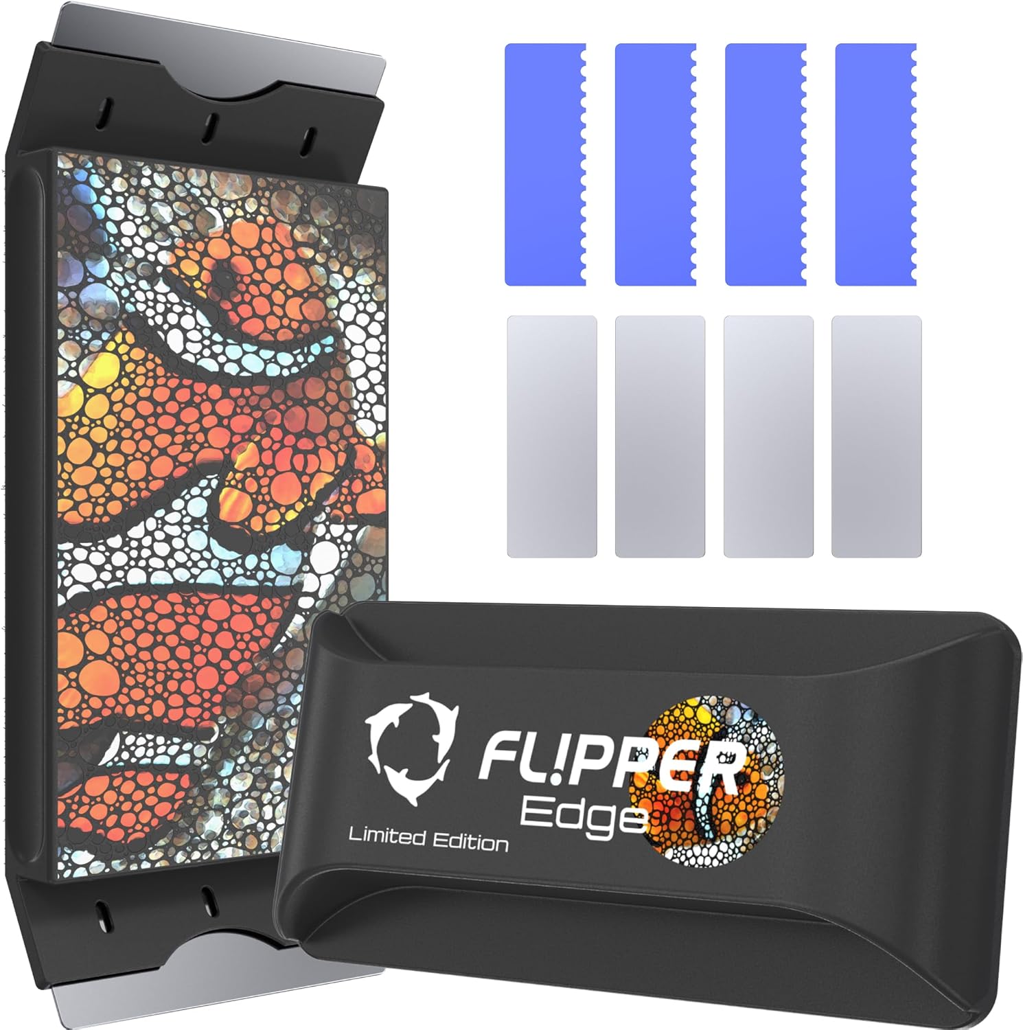 Flipper Edge Limited Edition Clownfish 2 in 1 Floating Magnetic Aquarium Algae Cleaner (STANDARD) - Aquarium Cleaning