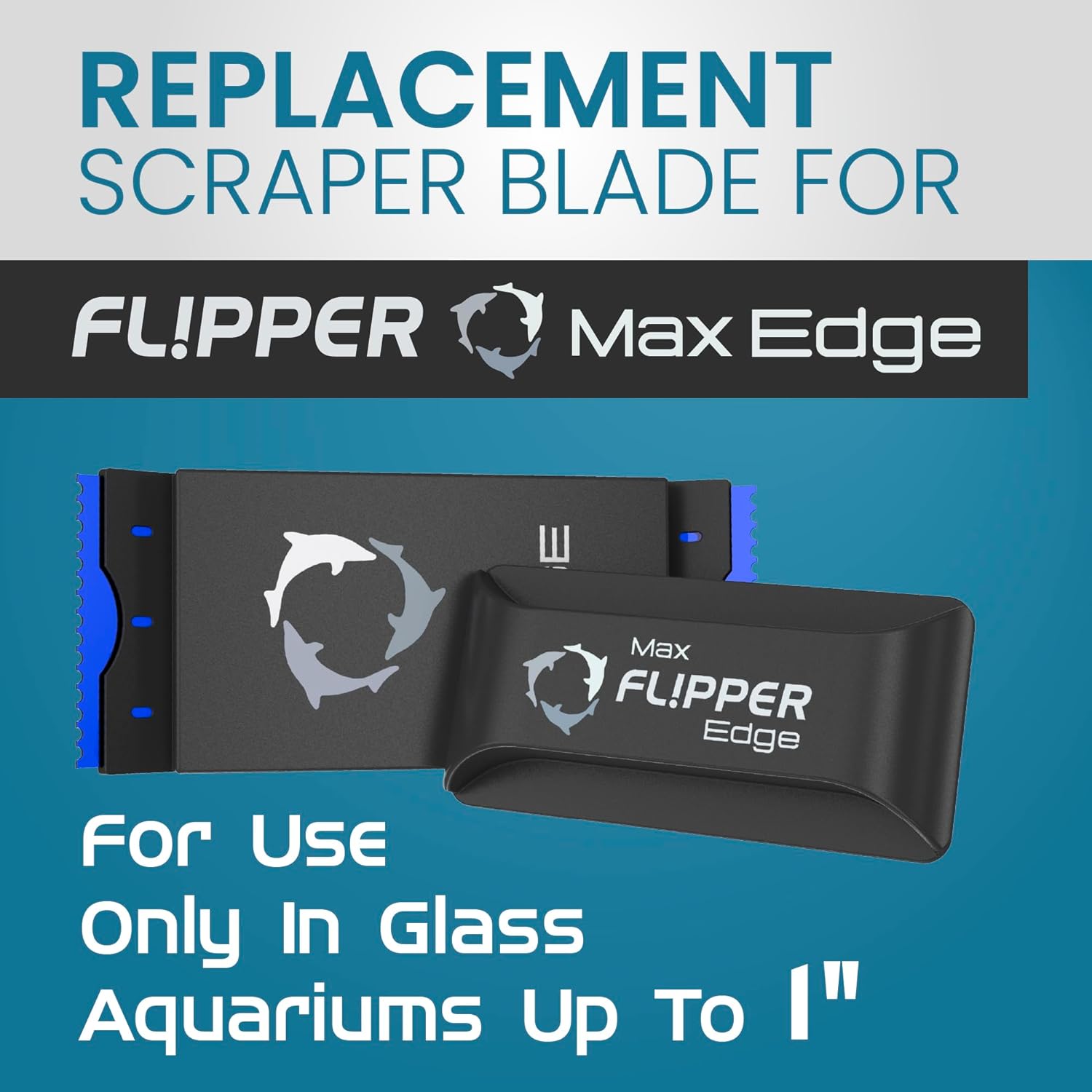 Flipper Edge Max Acrylic Safe Plastic Blades 10 Pack - Replacement Blades
