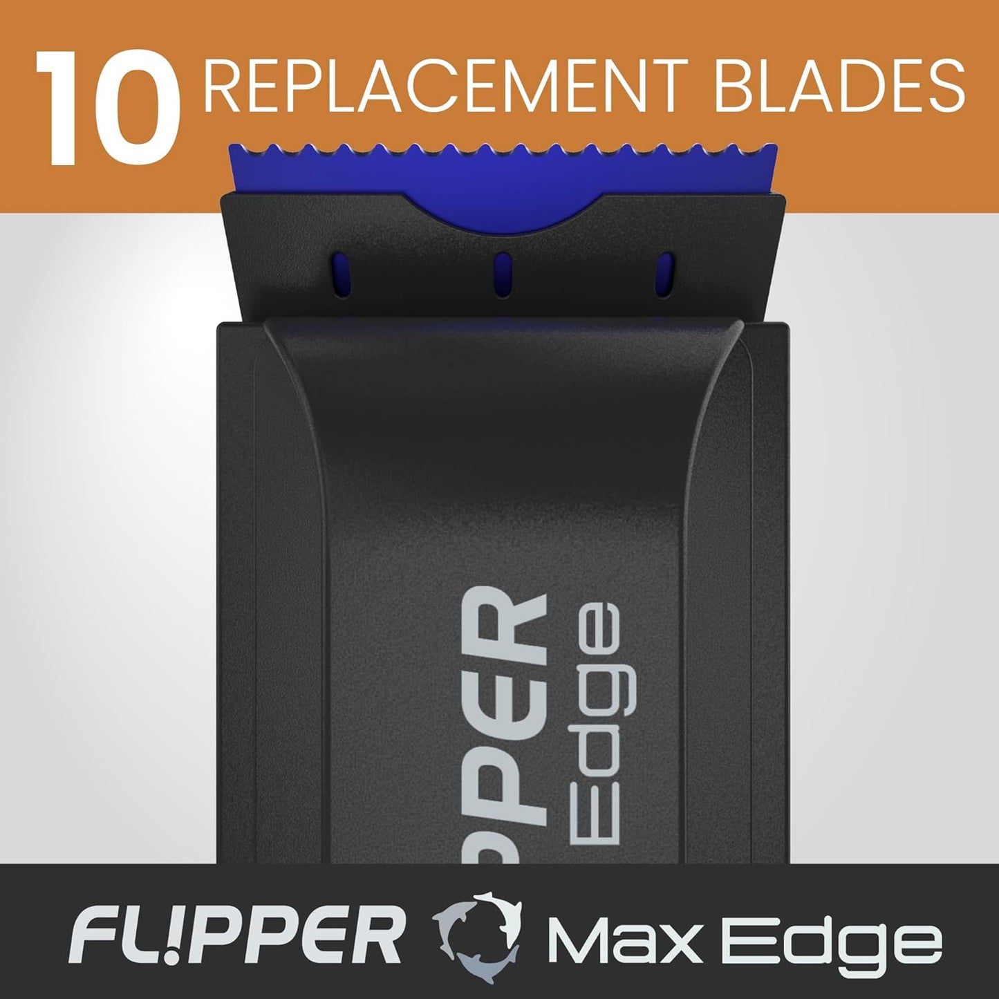 Flipper Edge Max Acrylic Safe Plastic Blades 10 Pack - Replacement Blades