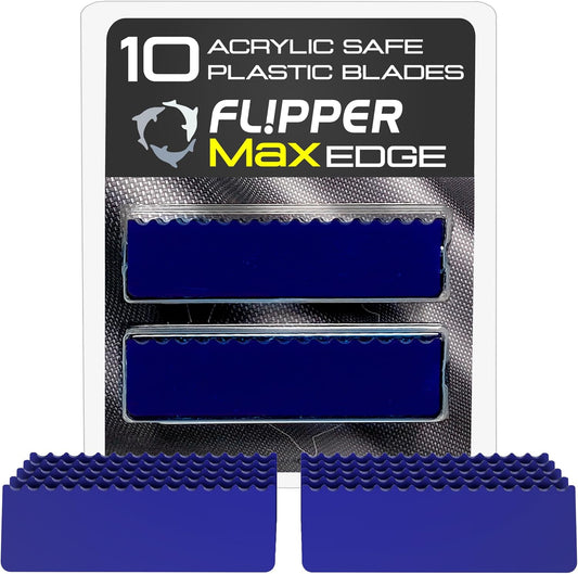 Flipper Edge Max Acrylic Safe Plastic Blades 10 Pack - Replacement Blades