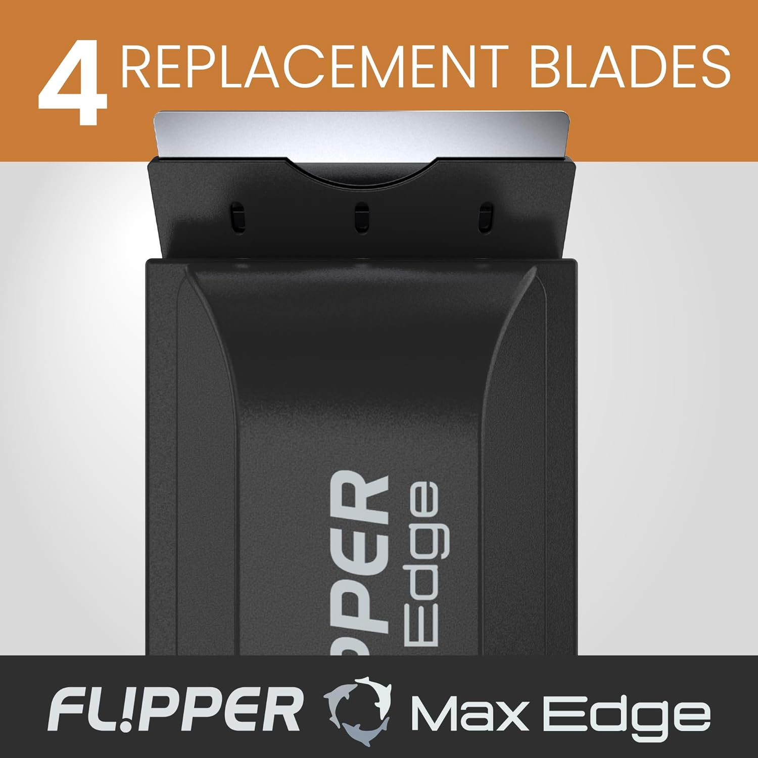 Flipper Edge MAX Stainless Steel Replacement Blades 4 Pack - Replacement Blades