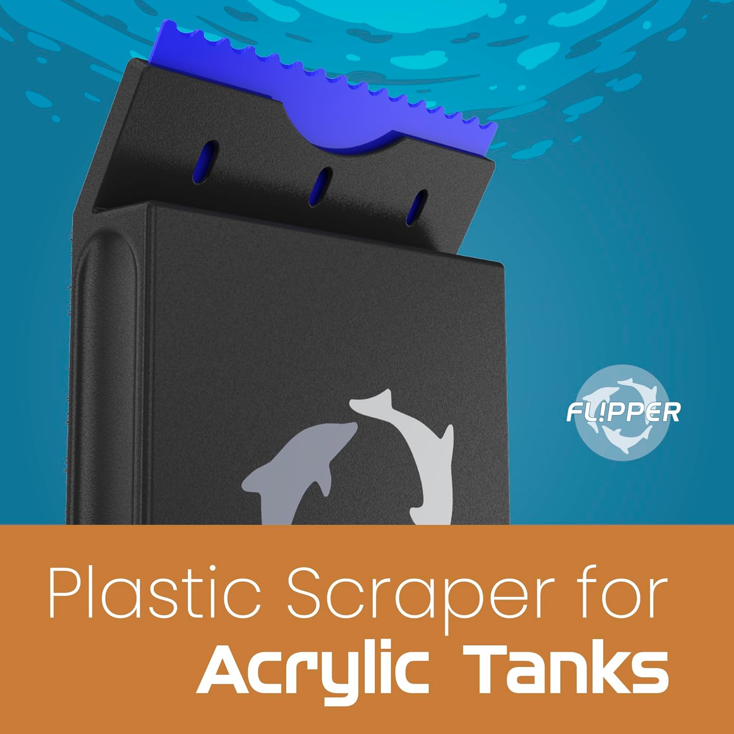 Flipper Edge Standard Acrylic Safe Plastic Blades 10 Pack - Replacement Blades