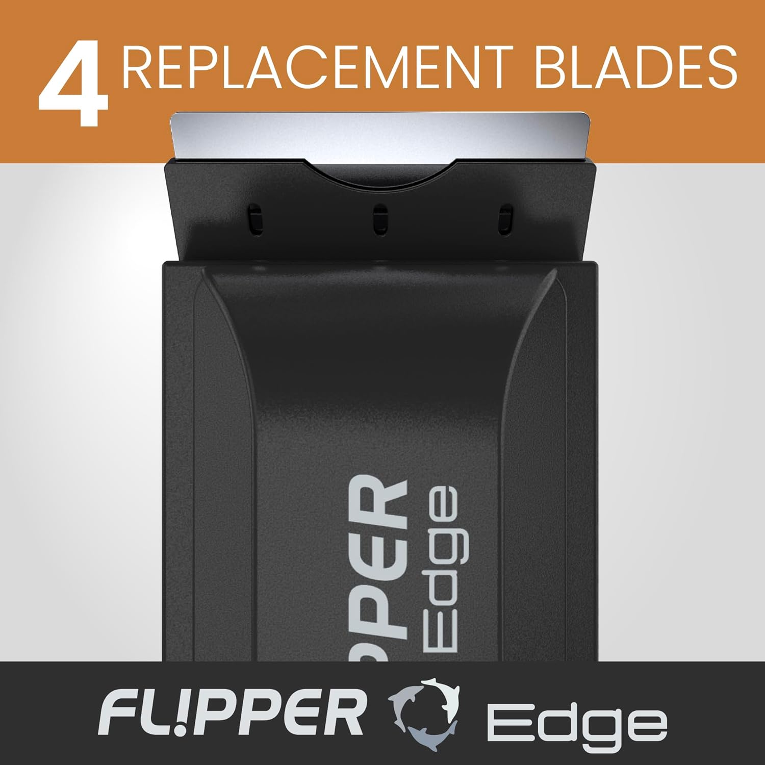 Flipper Edge Standard Stainless Steel Replacement Blades 4 Pack - Replacement Blades