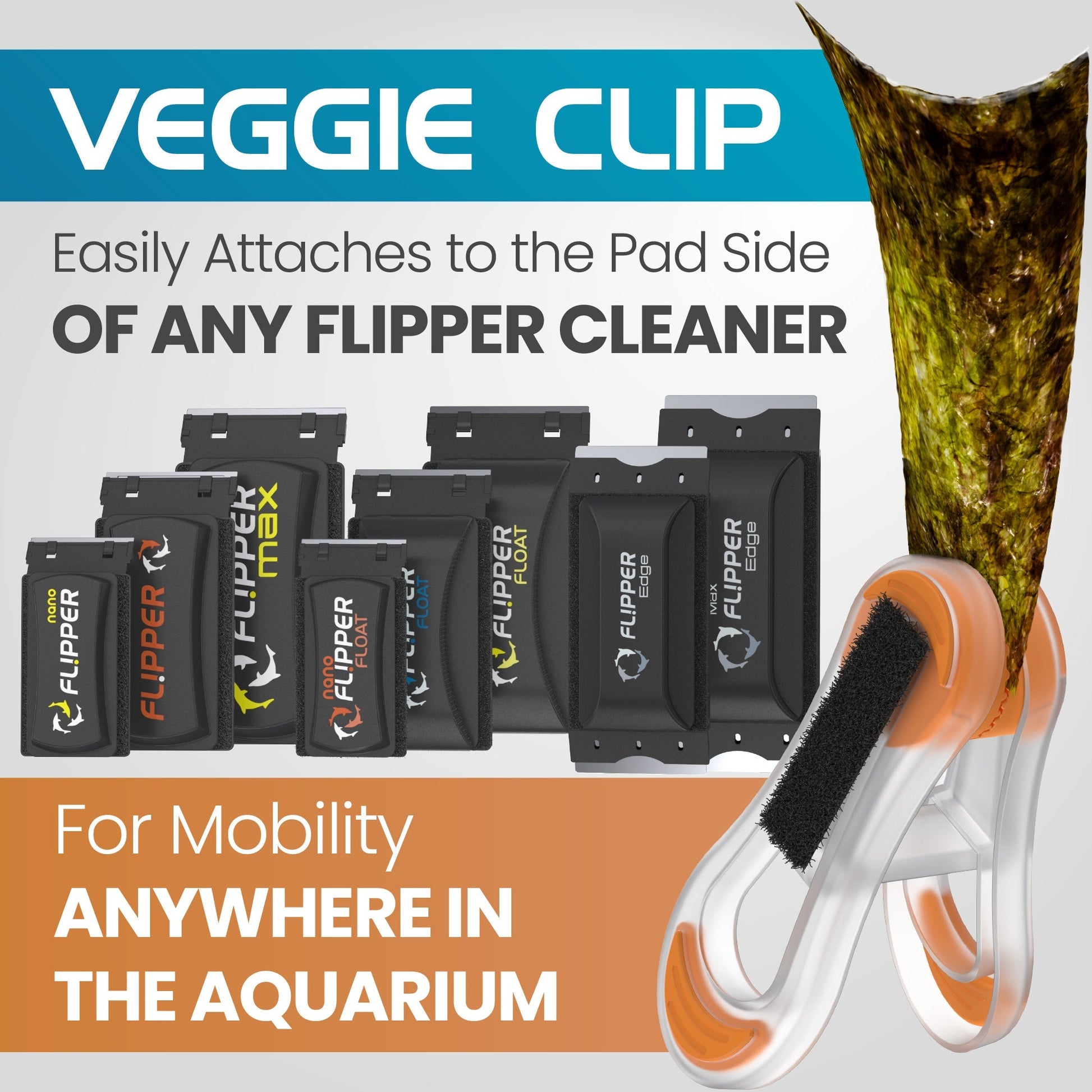 Flipper Feed Aquarium Feeding Kit for Flipper Cleaners - Flipper Accessories