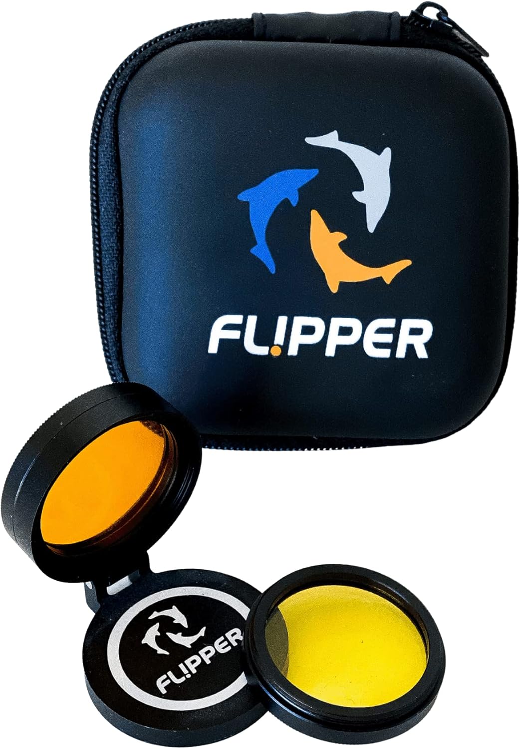 Flipper Flip-Kick Phone Filter Aquarium Reef Lens with Orange and Yellow Lenses - Aquarium Viewer