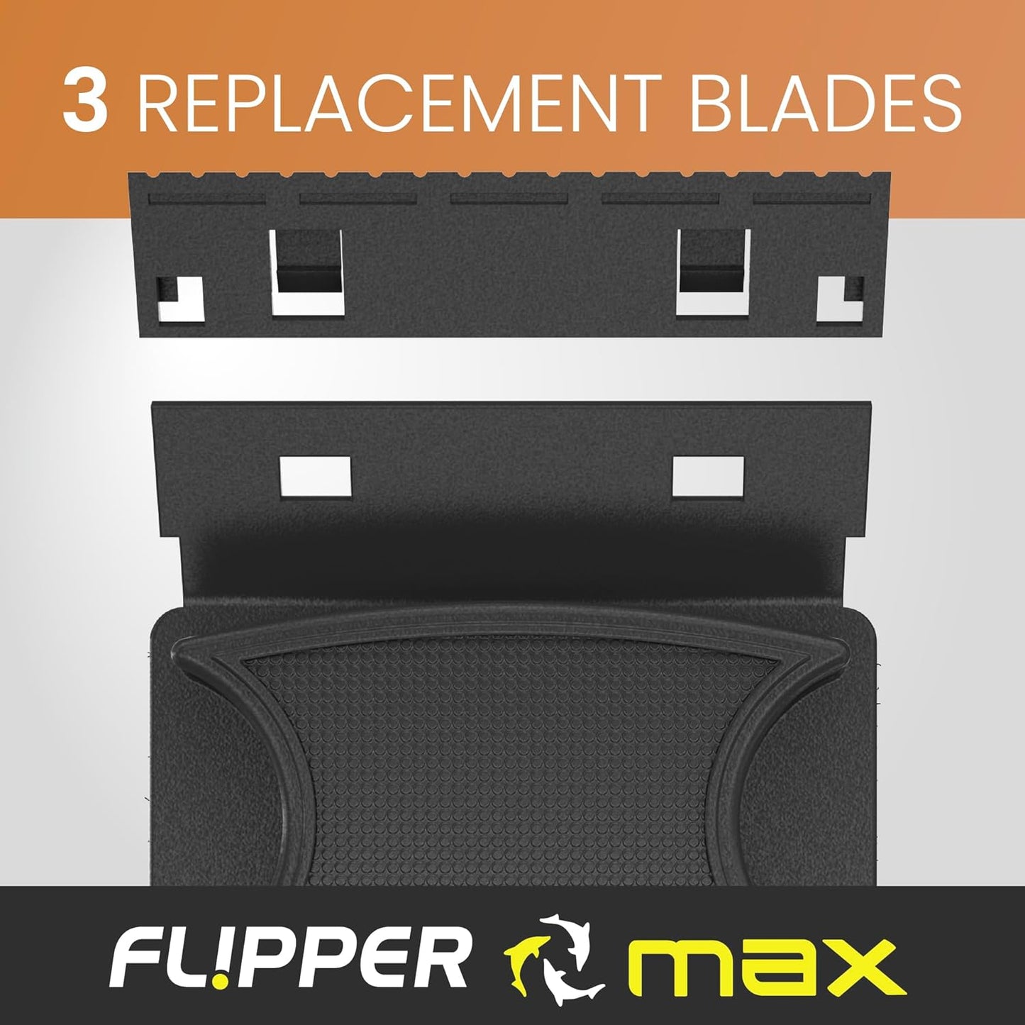 Flipper Max ABS Replacement Blades 3 Pack - Acrylic Tanks - Replacement Blades
