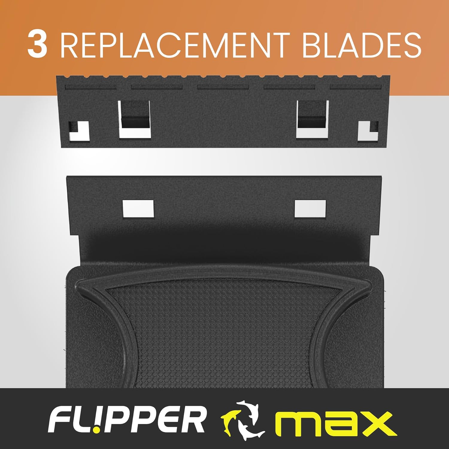 Flipper Max ABS Replacement Blades 3 Pack - Acrylic Tanks - Replacement Blades