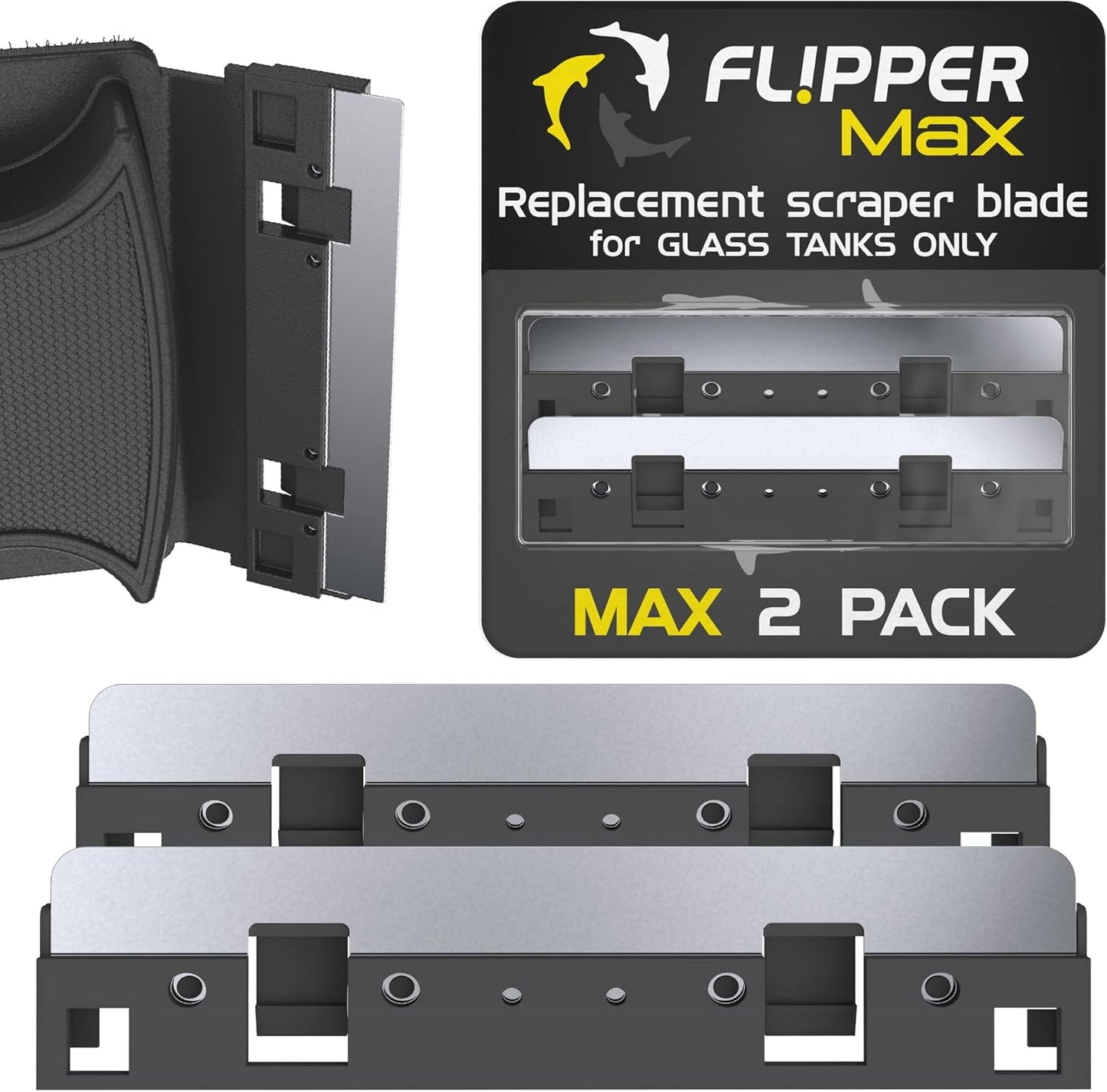 Flipper MAX Stainless Steel Replacement Blades 2 Pack - Replacement Blades
