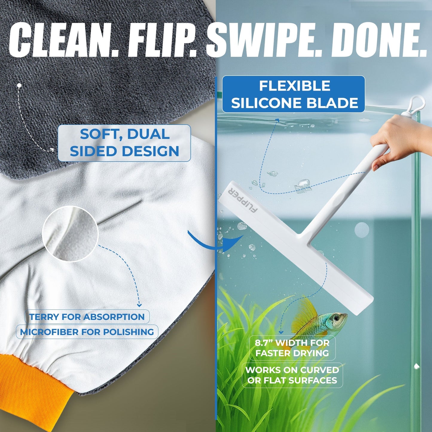 Flipper Mitt + Squeegee Set - Flipper Accessories