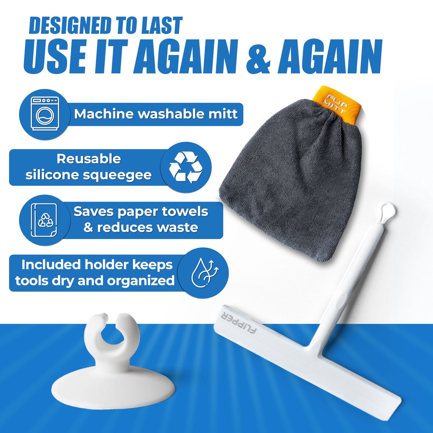 Flipper Mitt + Squeegee Set - Flipper Accessories
