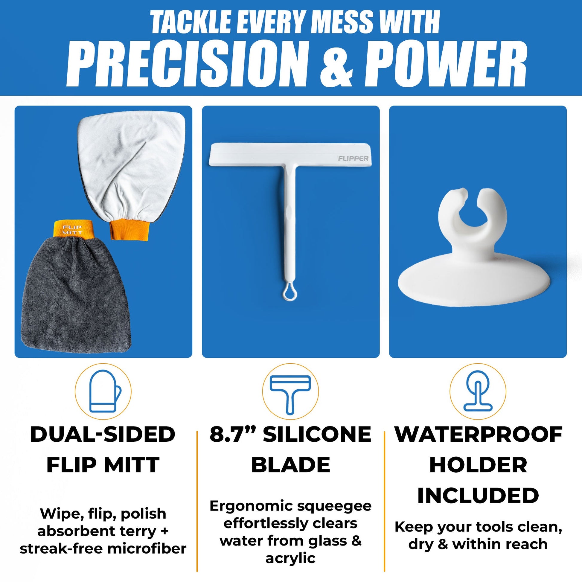 Flipper Mitt + Squeegee Set - Flipper Accessories